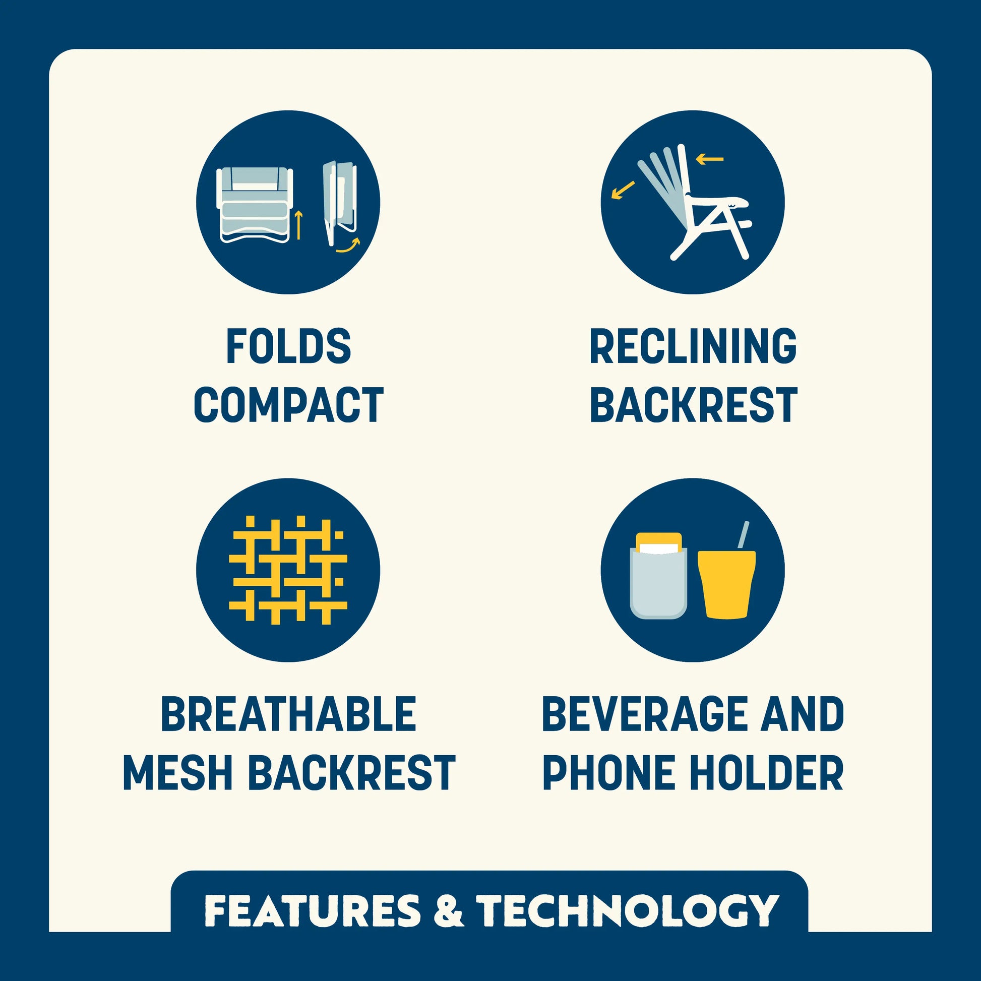 Bi-Fold Slim Event Chair™